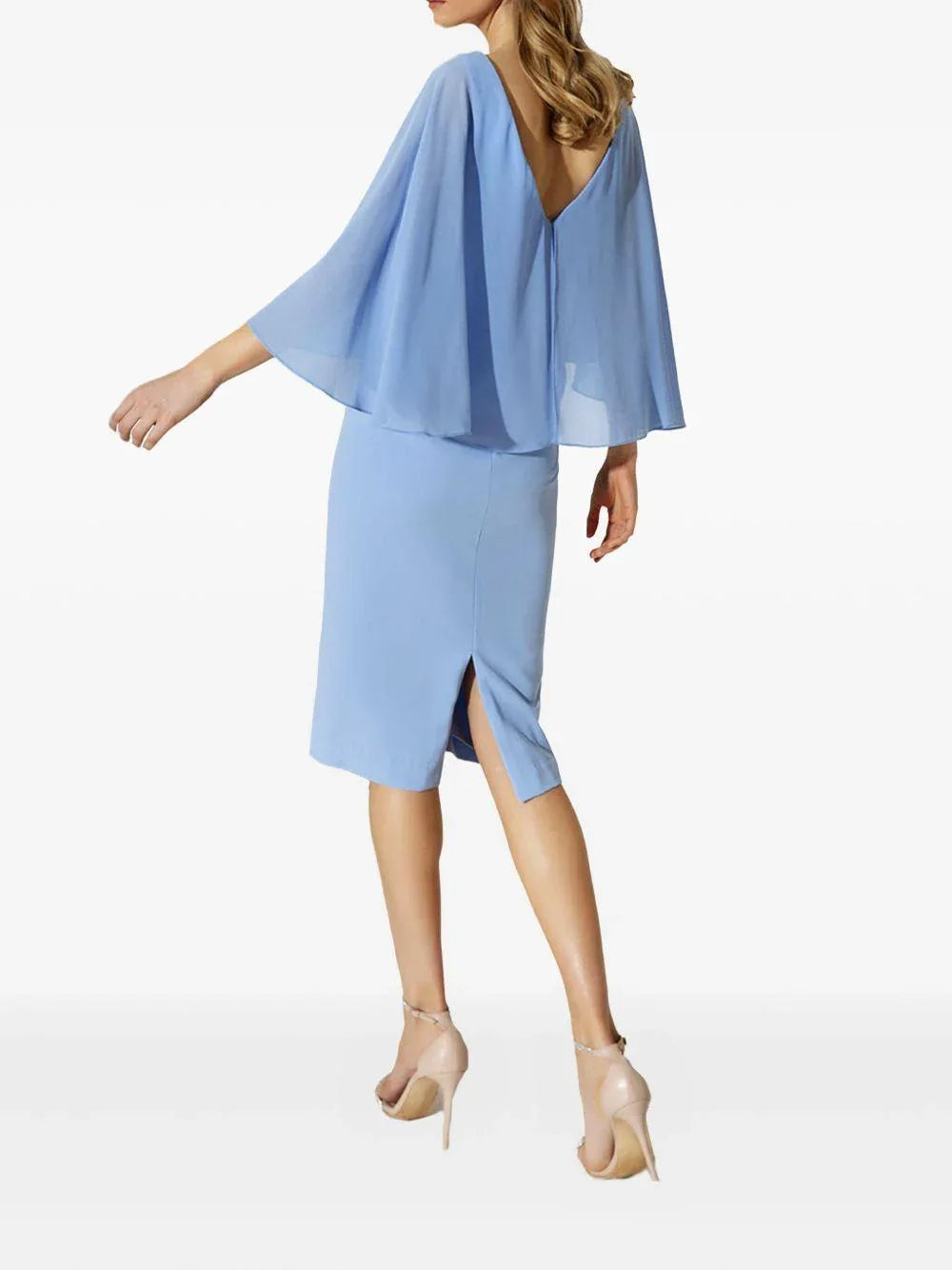 Abito midi azzurro - Preludio Moda