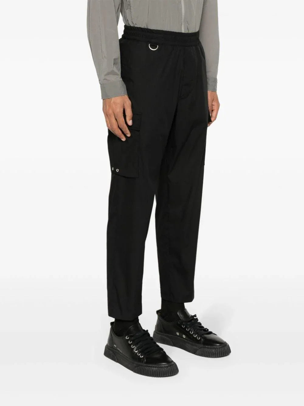 Pantalone Combo nero cargo crop - Preludio Moda