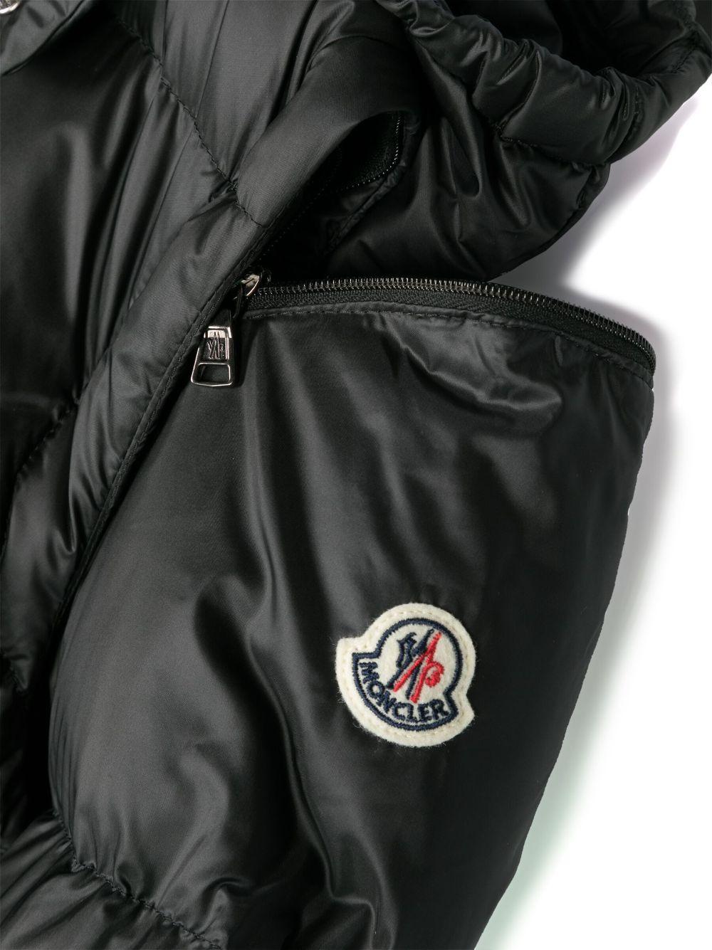 Piumino nero convertibile I29541A00004595FE 999 MONCLER KIDS