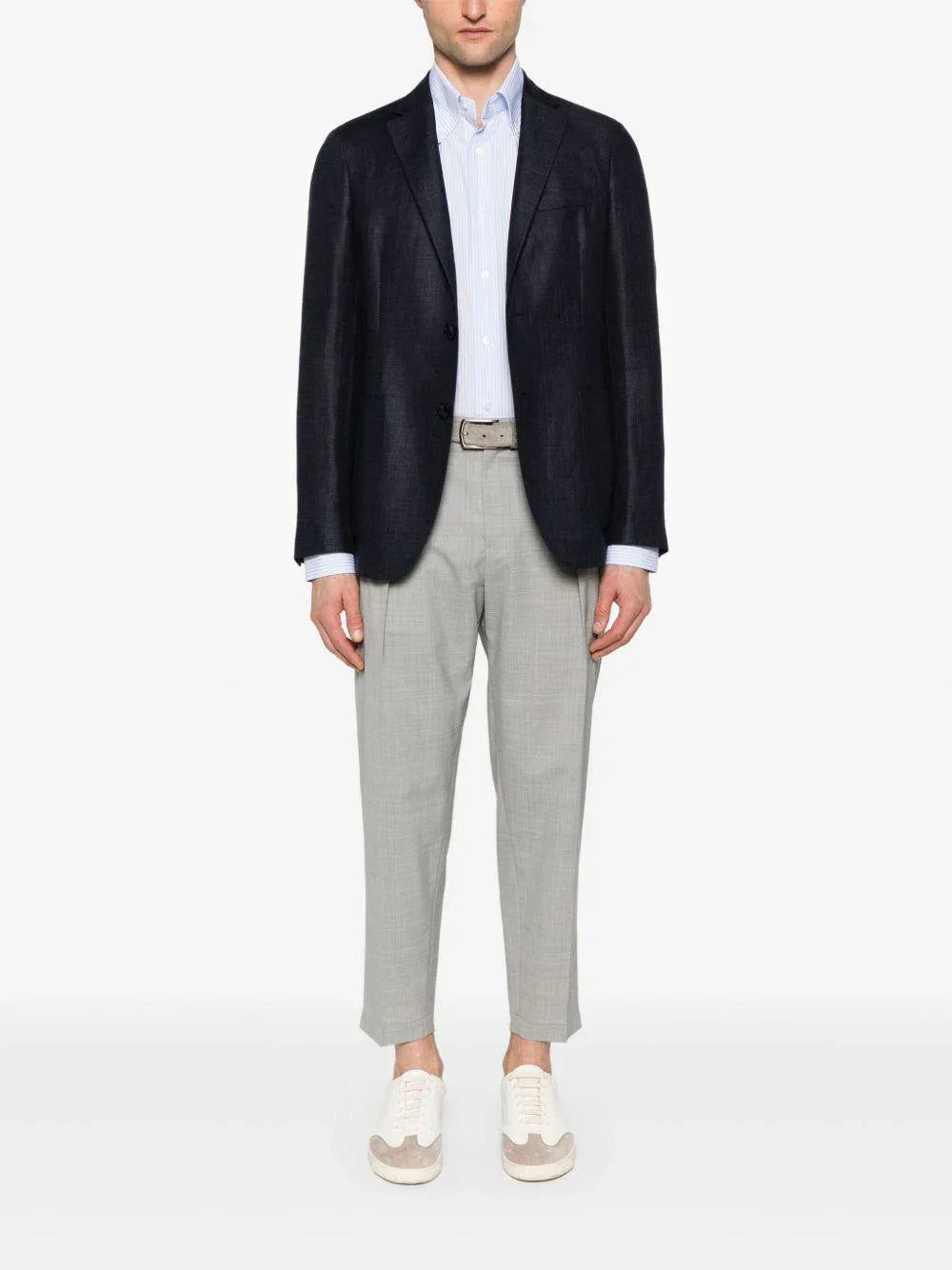 Pantalone Portobellos grigio tasmania - Preludio Moda