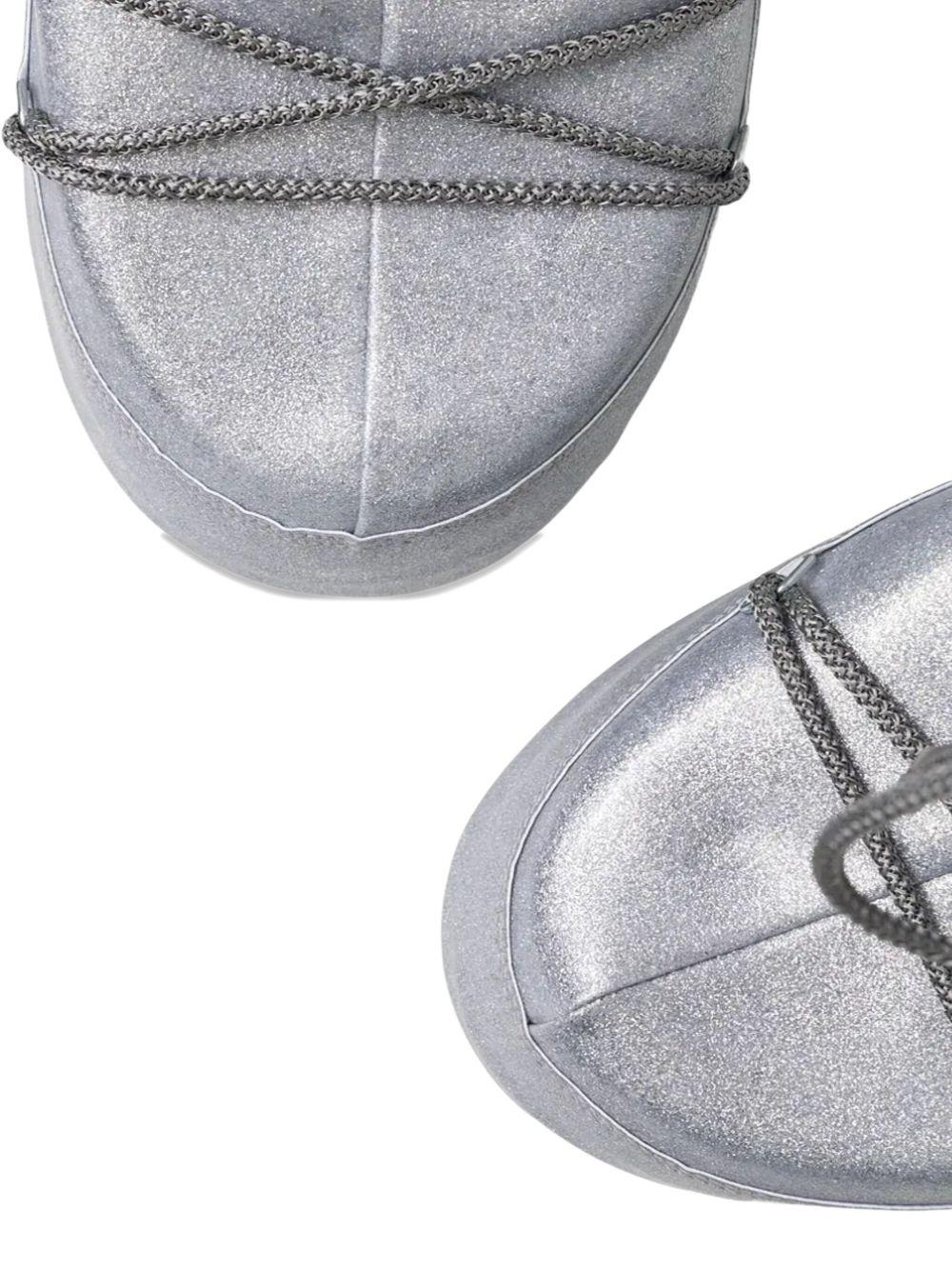 Stivali argento glitter allacciati 80D1402850 H001 MOON BOOT