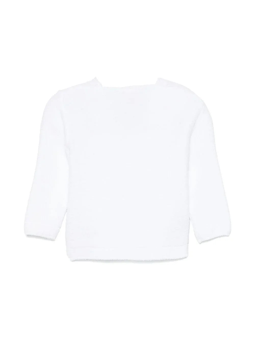 Cardigan bianco in maglia neonata - Preludio Moda