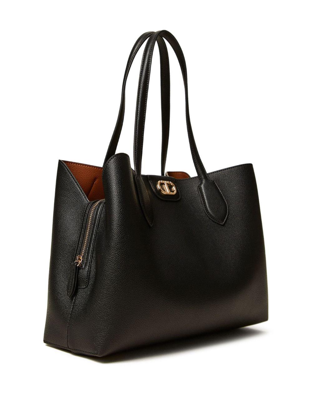 Borsa Tote Nera con Zip 252TB7150 12674 TWINSET
