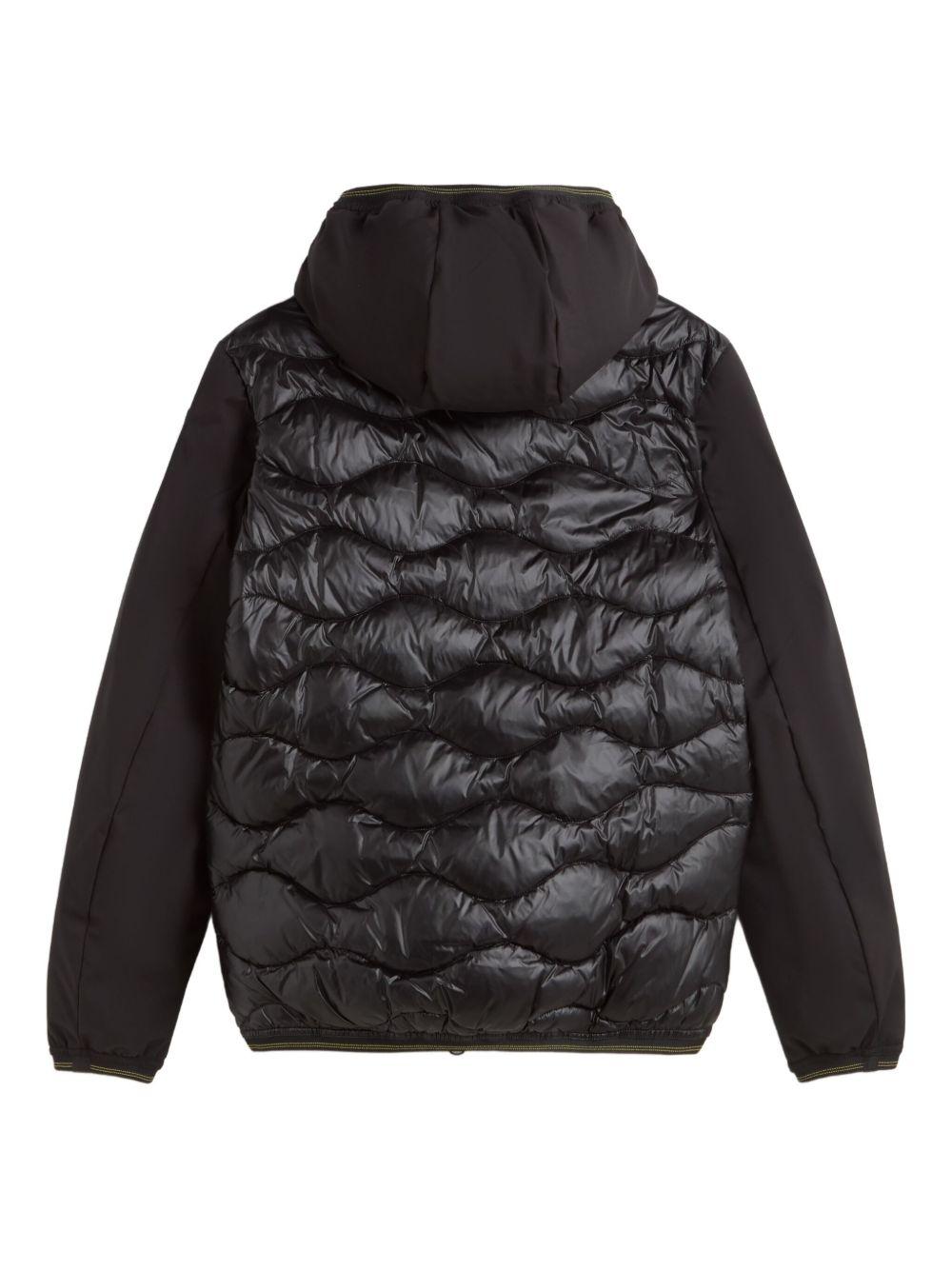 Piumino trapuntato nero con cappuccio 25WBLUC08078006355 999 BLAUER