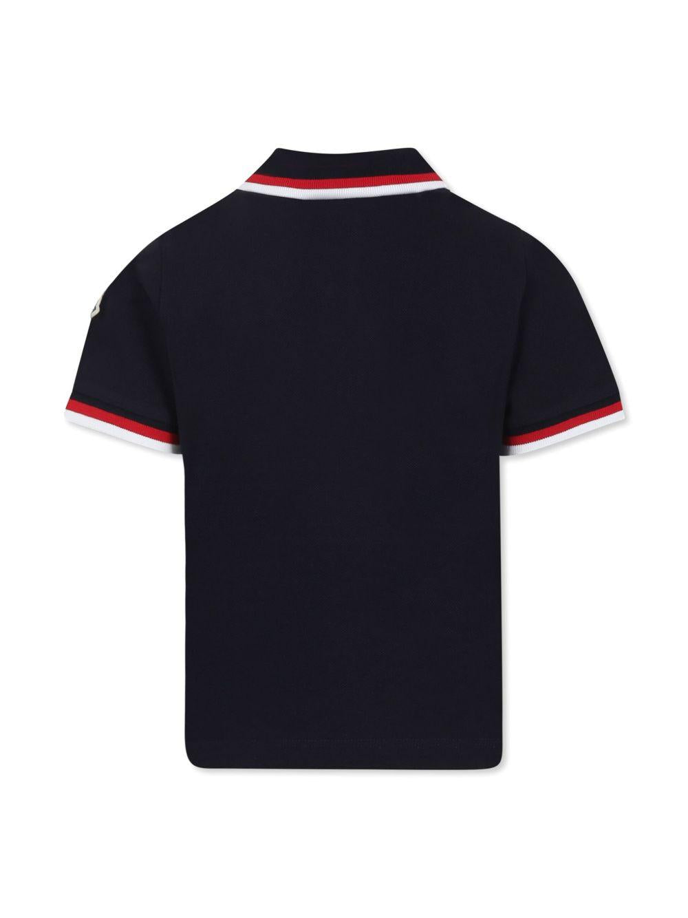 Polo a maniche corte in cotone L19548A000038496W 778 MONCLER KIDS