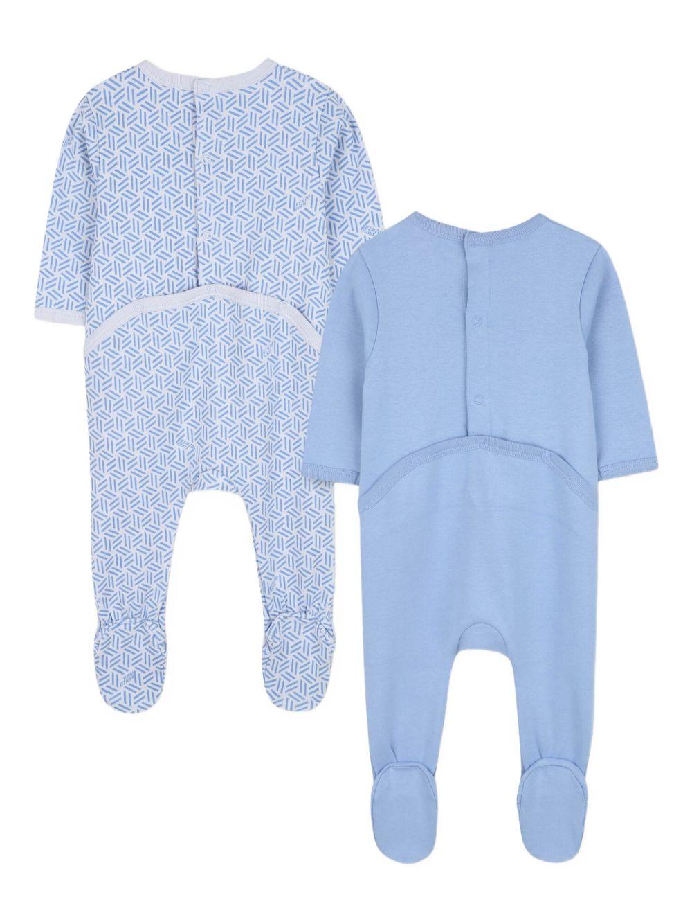 Pigiama con Stampa Geometrica All-Over K61256 77A KENZO KIDS