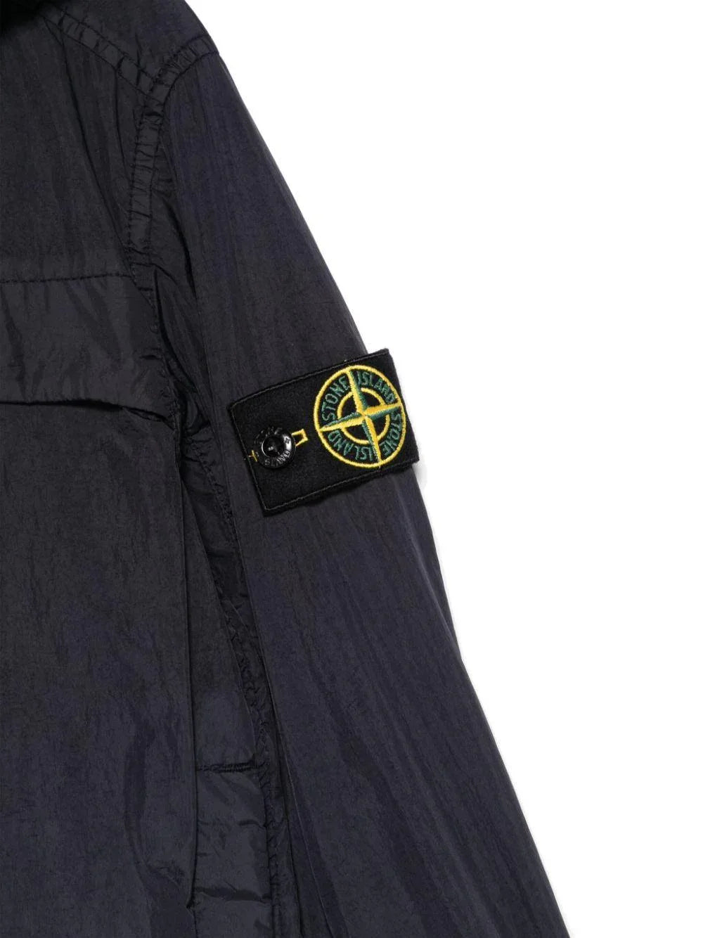Giubbino a vento blu logo compass laterale - Preludio Moda