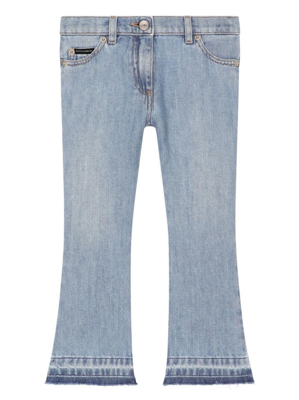 Jeans blu orlo sfrangiato - Preludio Moda