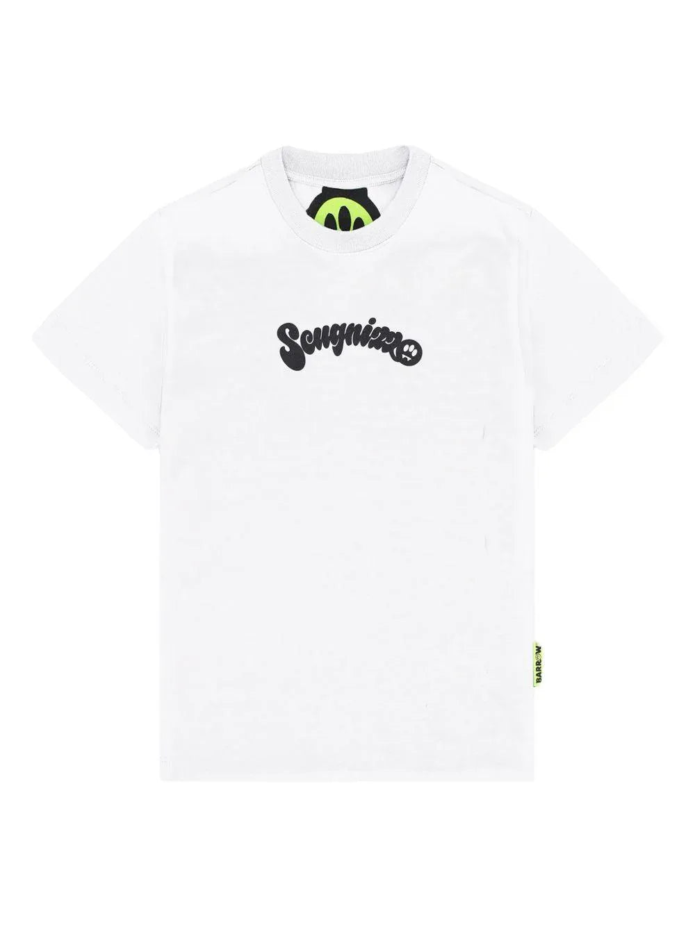 T-shirt Bianca con Stampa Grafica e Logo - Preludio Moda