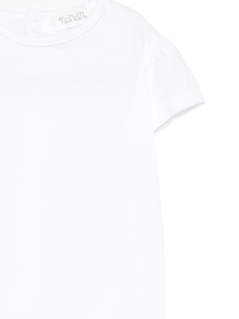 Salopette con ricami floreali in cotone E26479 LILLA NANAN KIDS
