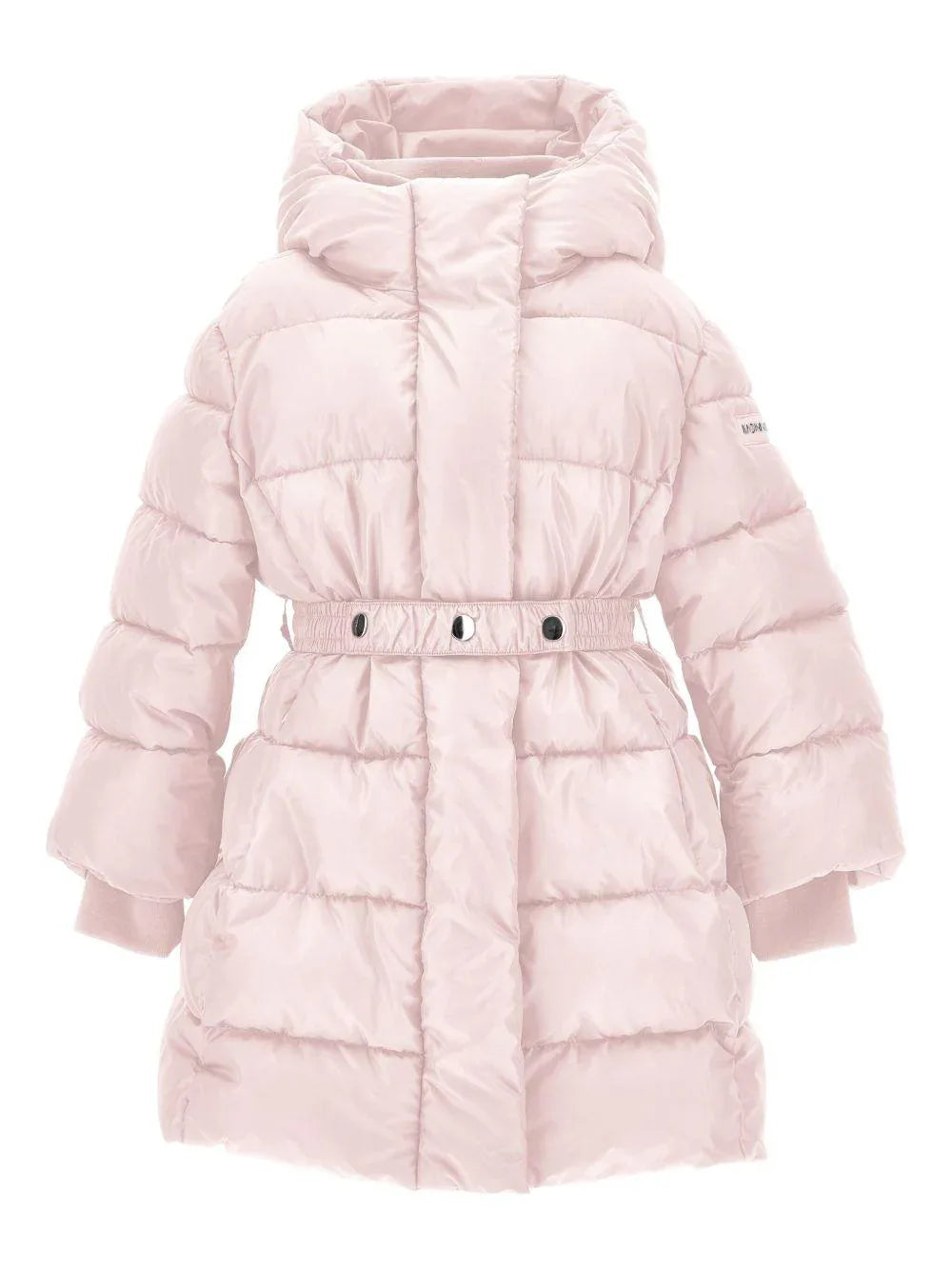 Cappotto Imbottito Rosa Chiaro con Cintura - Preludio Moda