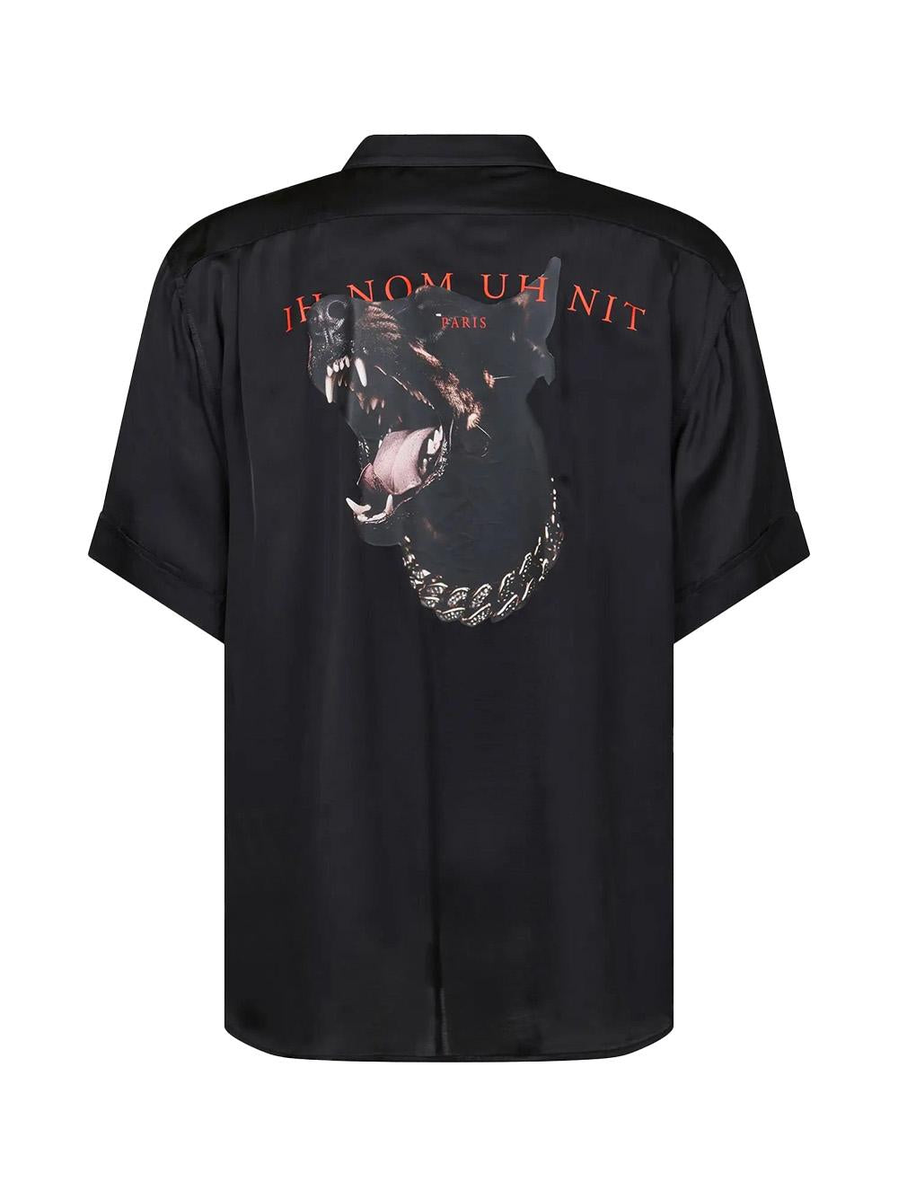 Camicia nera Doberman grafich