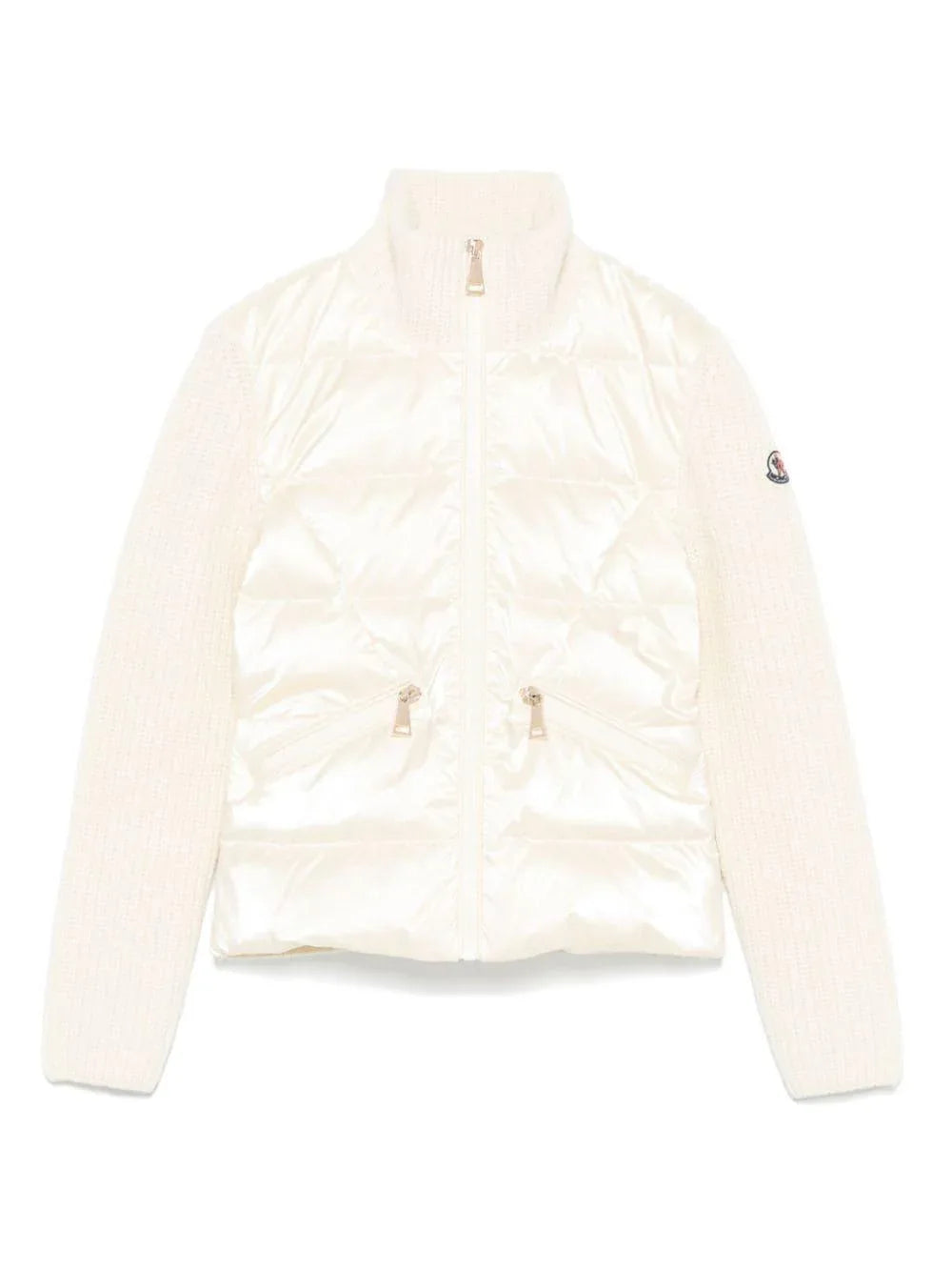 Cardigan imbottito panna - Preludio Moda