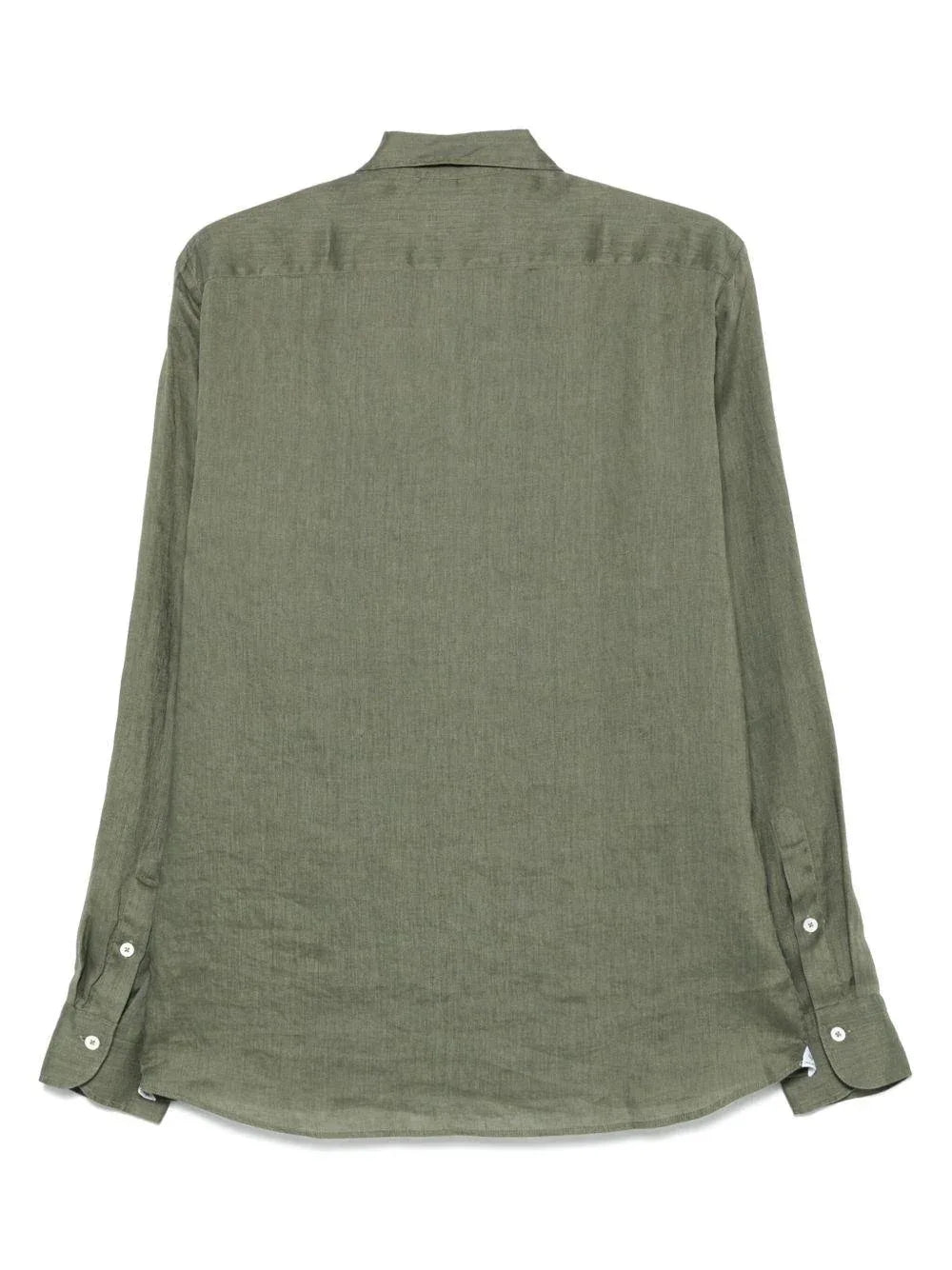 Camicia Rowan verde in lino - Preludio Moda