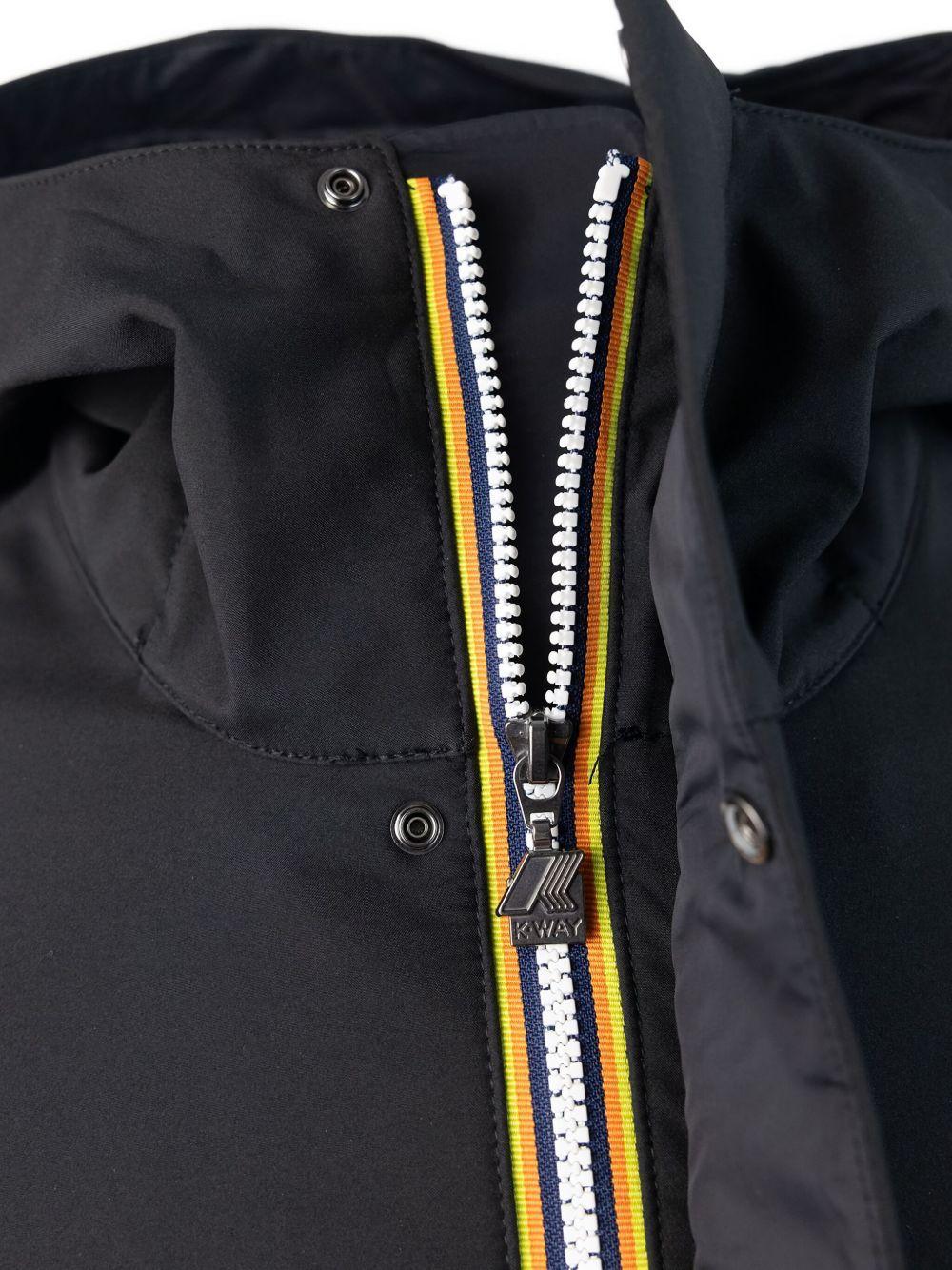 Cappotto Tommy nero con cappuccio e zip - Preludio Moda