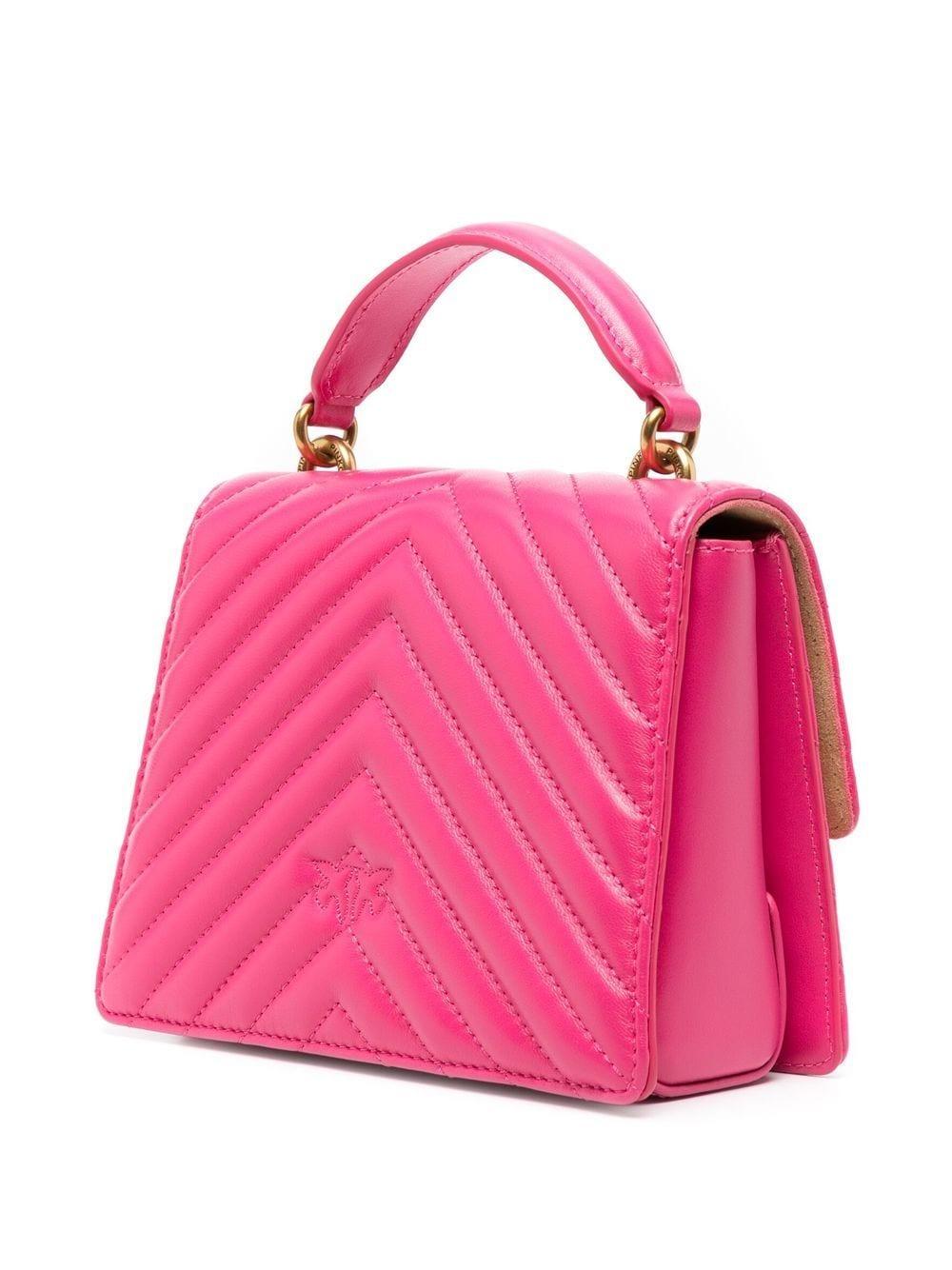 Borsa Mini Trapuntata con Fibbia Love Birds 100071A0GK N17Q PINKO