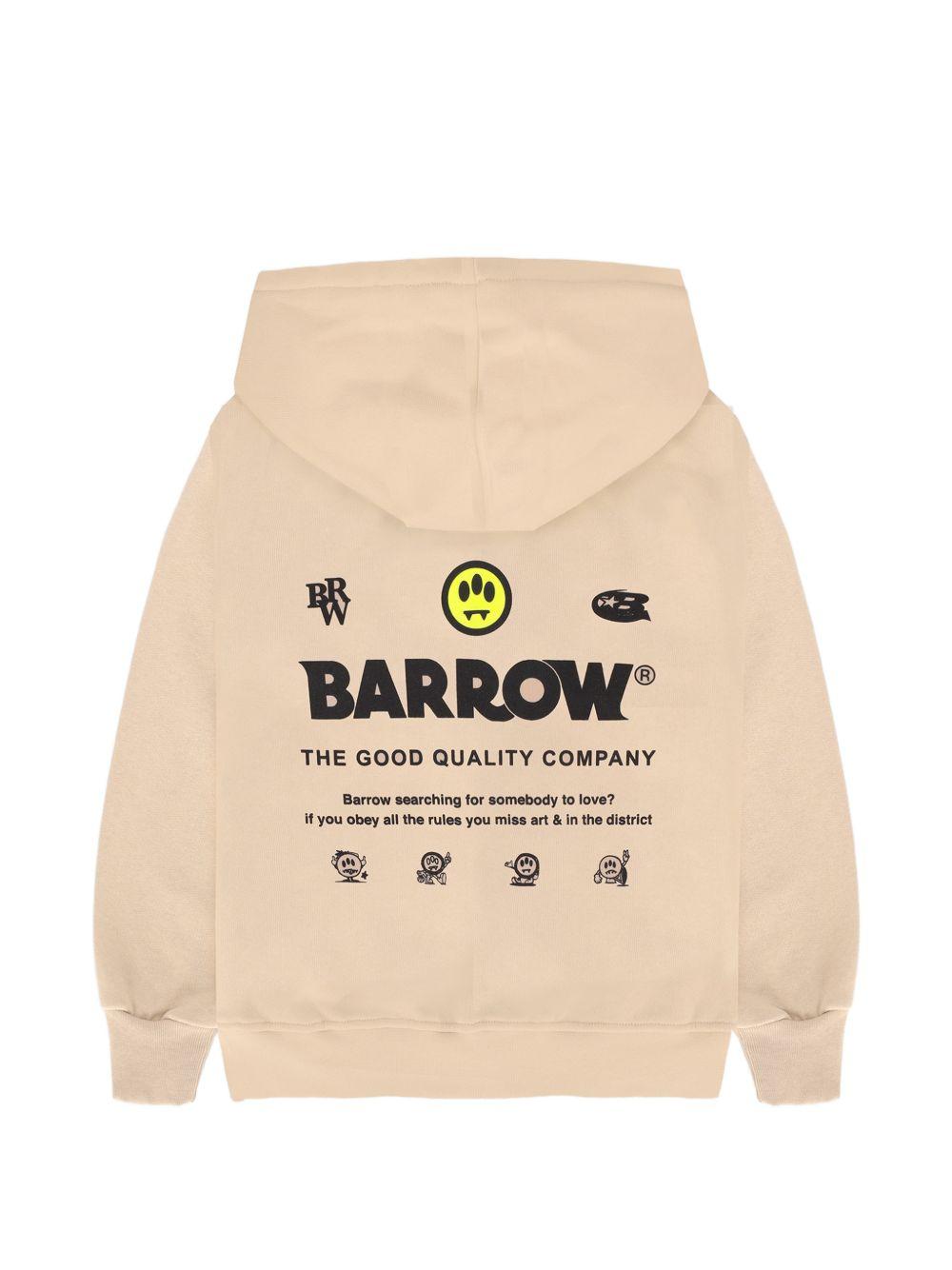Felpa con zip e cappuccio S6BKJUZH149 092 BARROW KIDS