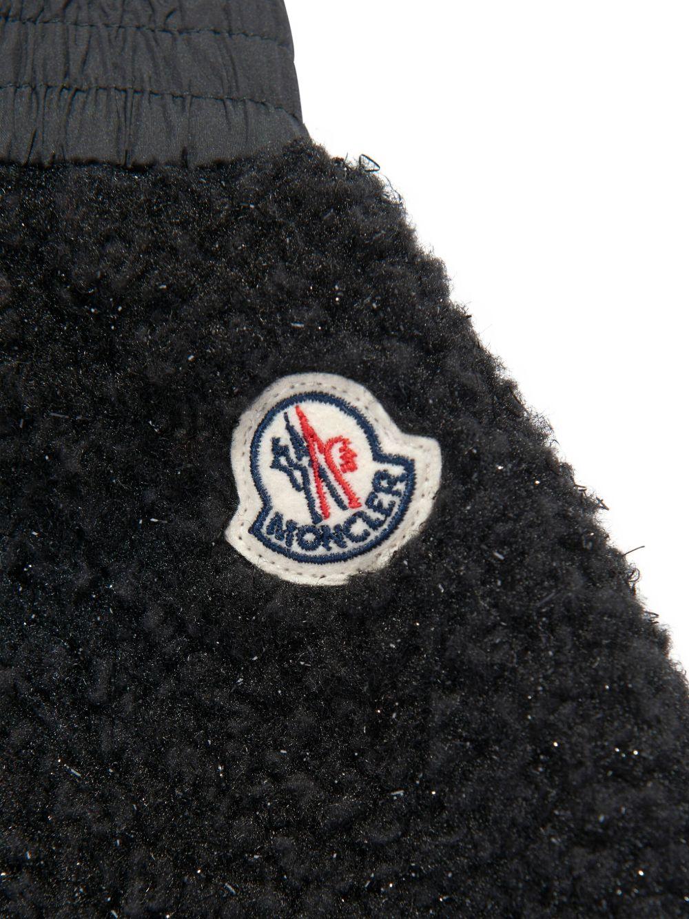 Gonna Nera Svasata con Logo K29542D0000289B68 999 MONCLER KIDS