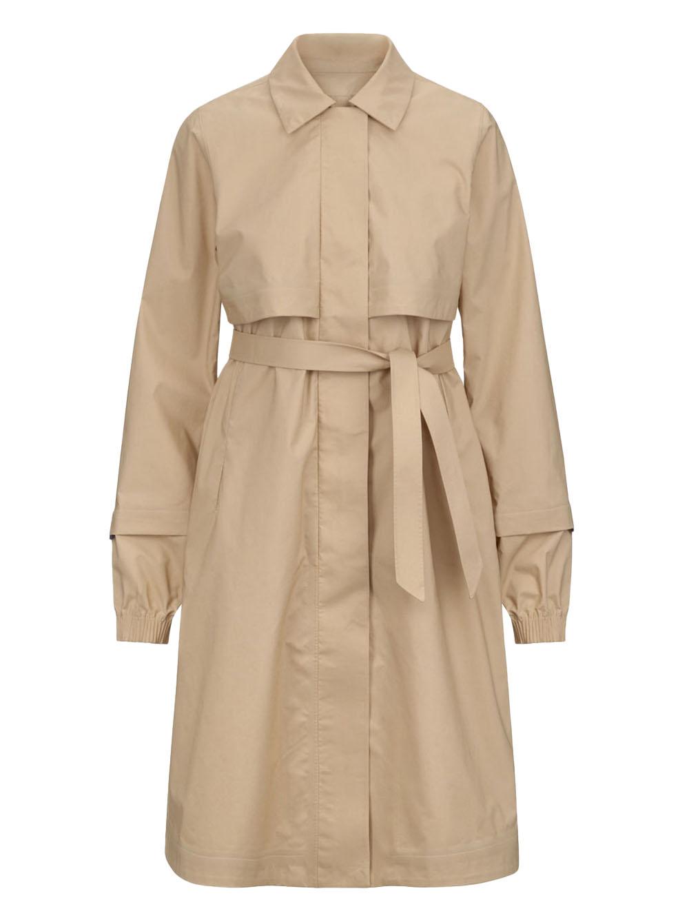 Trench jesy 3l poplin beige rope