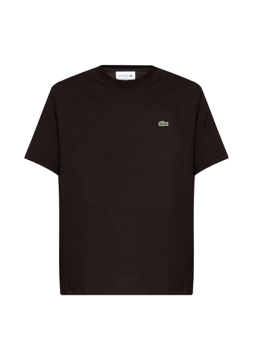 T-shirt girocollo con logo TH7318 3LA LACOSTE