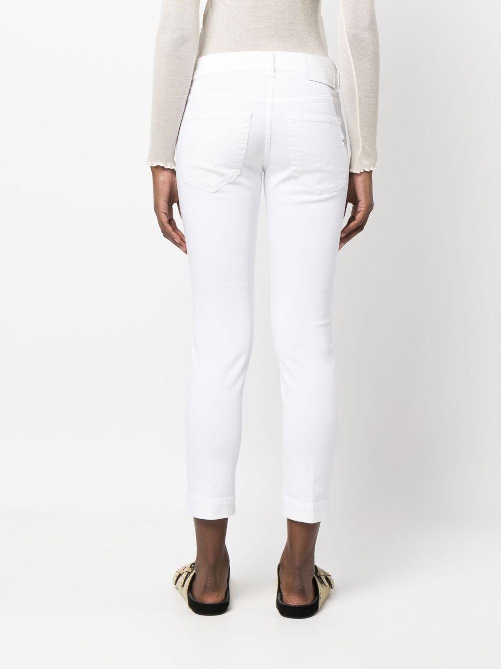 Pantalone Rose bianco DP618BS0030PTD 000 DONDUP