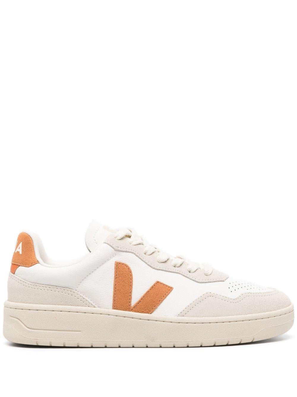 Sneakers v-90 bianche/marrone VD2003389 EXTRAWHITEUMBER VEJA