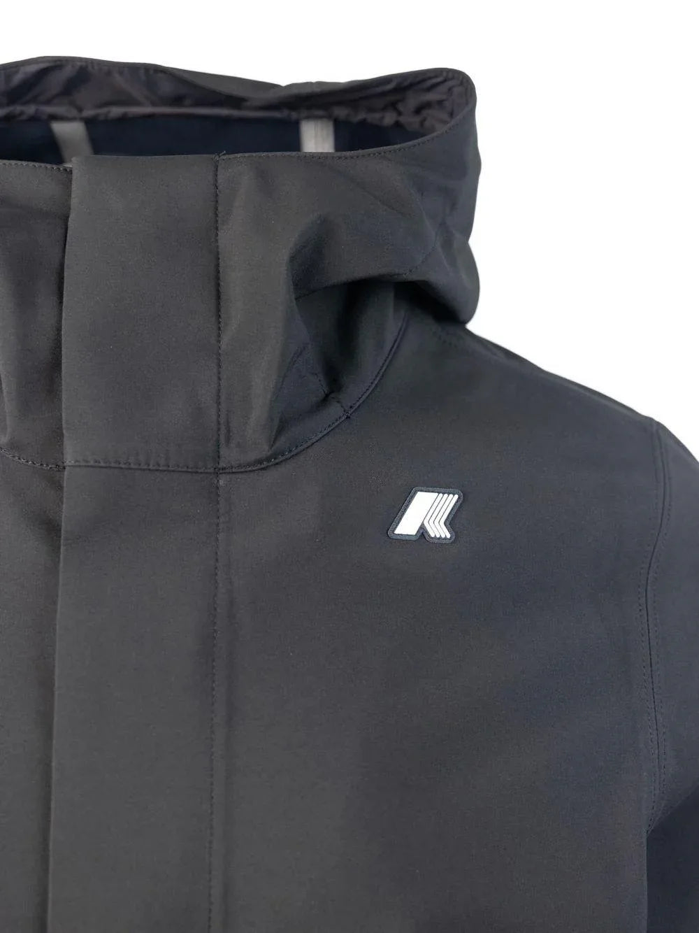 Cappotto Tommy nero con cappuccio e zip - Preludio Moda