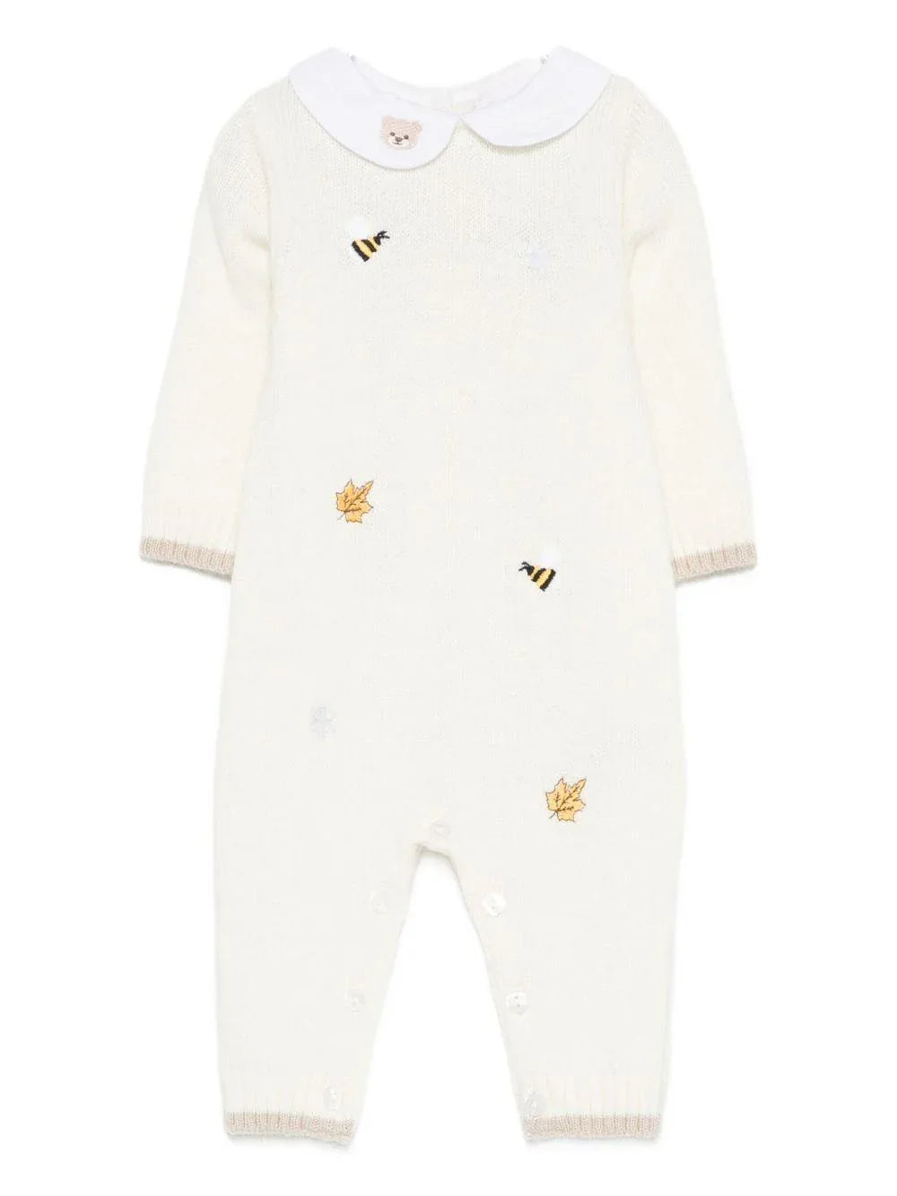 Tutina bianca con ricamo - Preludio Moda