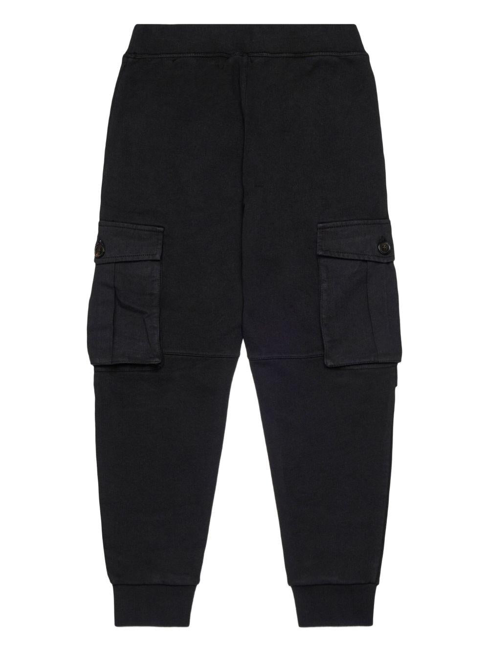 Pantaloni Cargo in Cotone DQ2721D0AC6 DQ900 DSQUARED KIDS