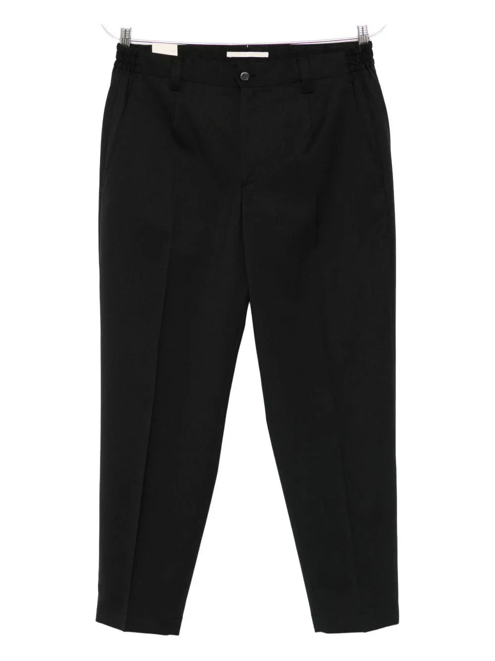 Pantaloni Dritti Neri con Pieghe - Preludio Moda