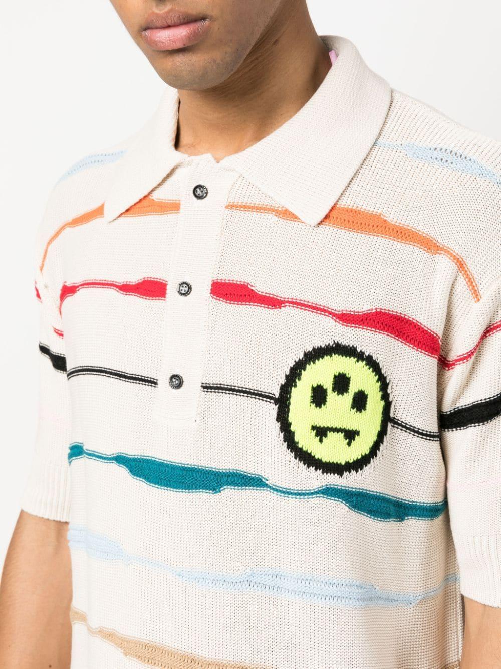Polo panna righe orizzontali multicolor
