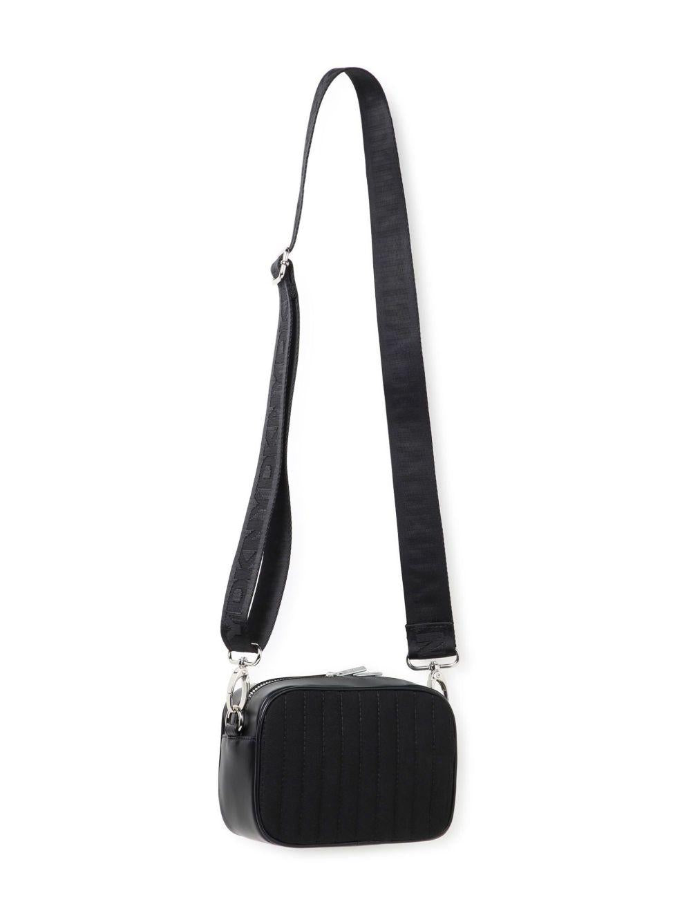 Borsa nera tracolla logata