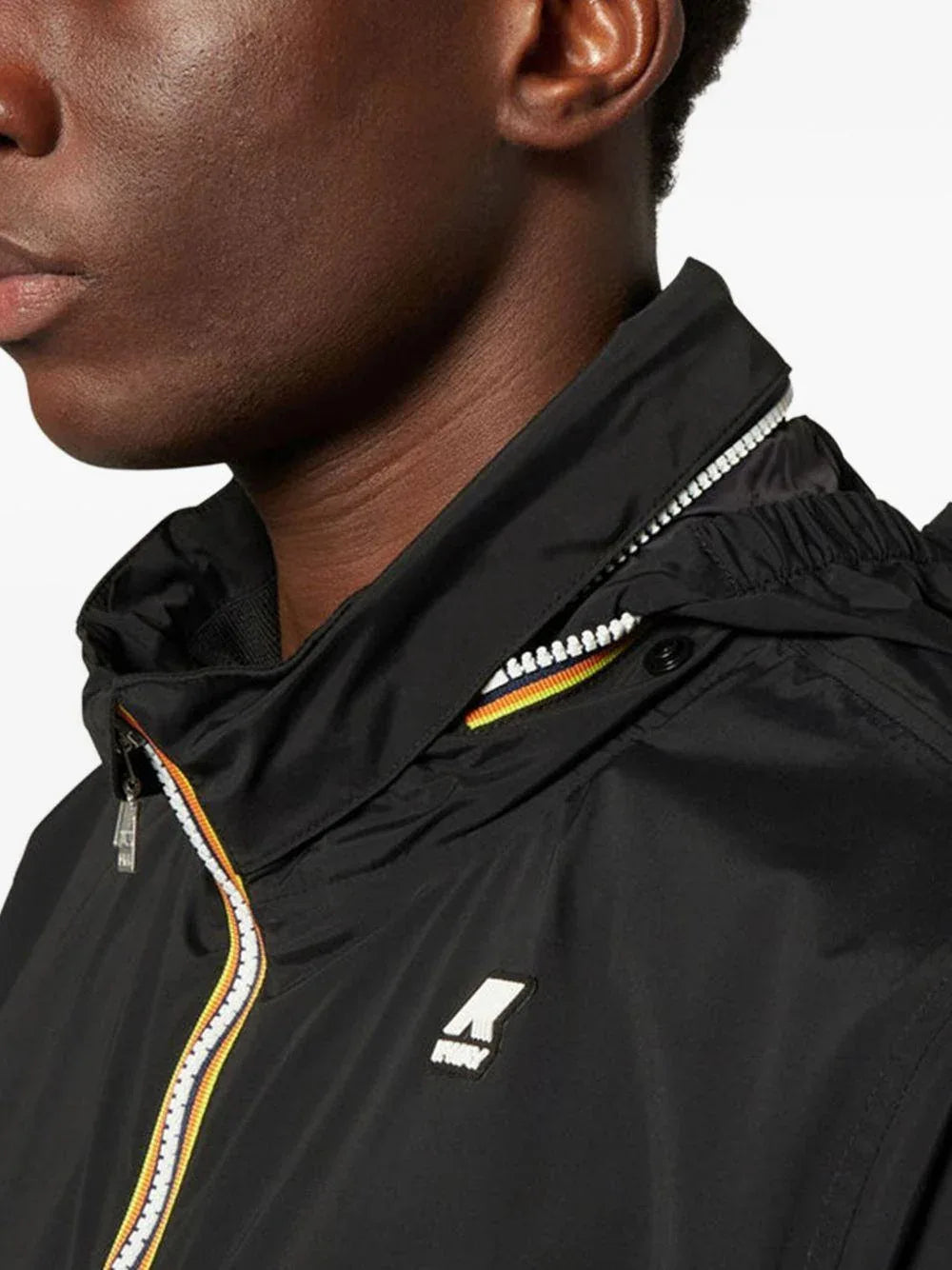 Giubbino Amury stretch nylon jearsy nero - Preludio Moda