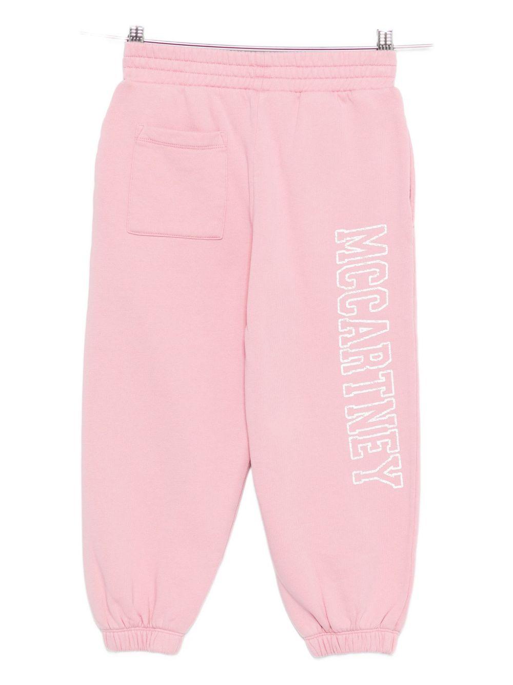 Pantaloni Sportivi Rosa Chiaro per Bambini con Stampa TX6C50Z0453 51L STELLA MCCARTNEY KIDS