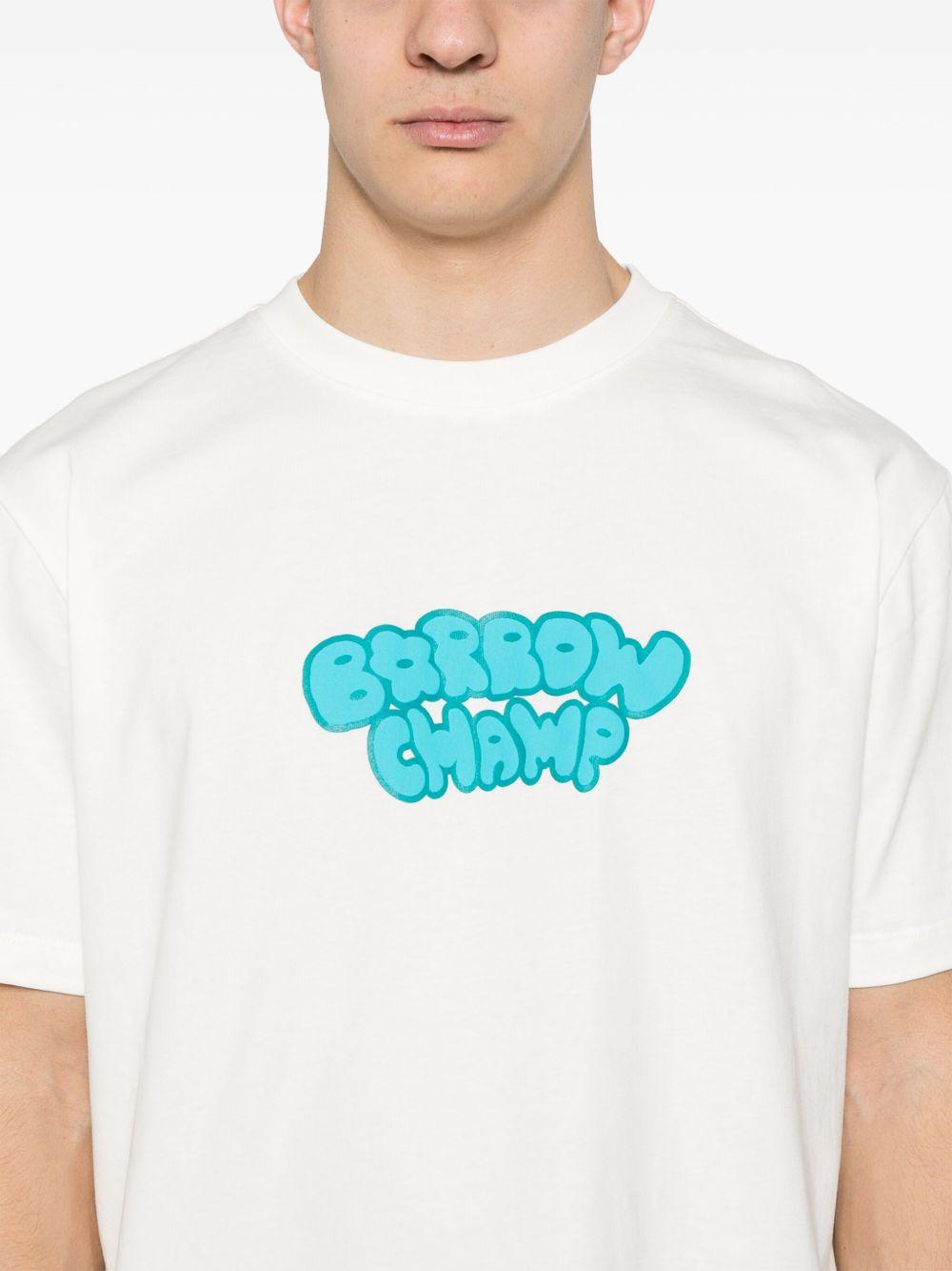T-shirt bianca Barrow Champ