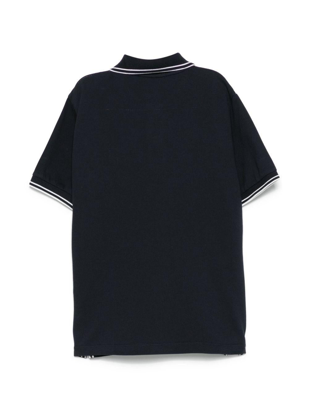 Polo bluy navy mini logo petto 2200001S0018 V0020 STONE ISLAND KIDS