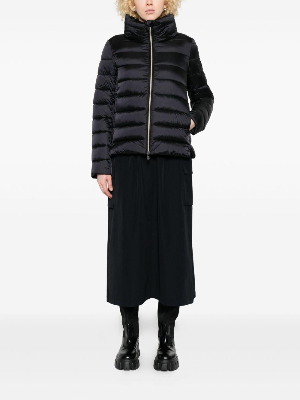 Giacca trapuntata con collo alto D30520WIRIS21 10000 SAVE THE DUCK