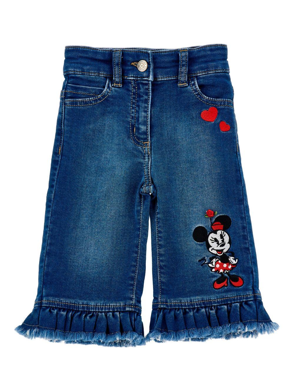 Jeans Blu Scuro Minnie Mouse 19F417NP6043 0055 MONNALISA KIDS