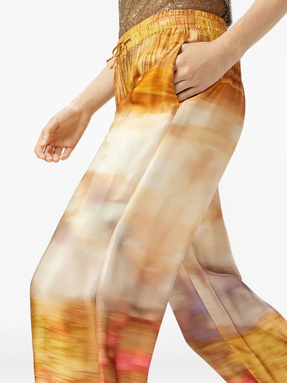 Pantalone Purple stampa sfumata - Preludio Moda