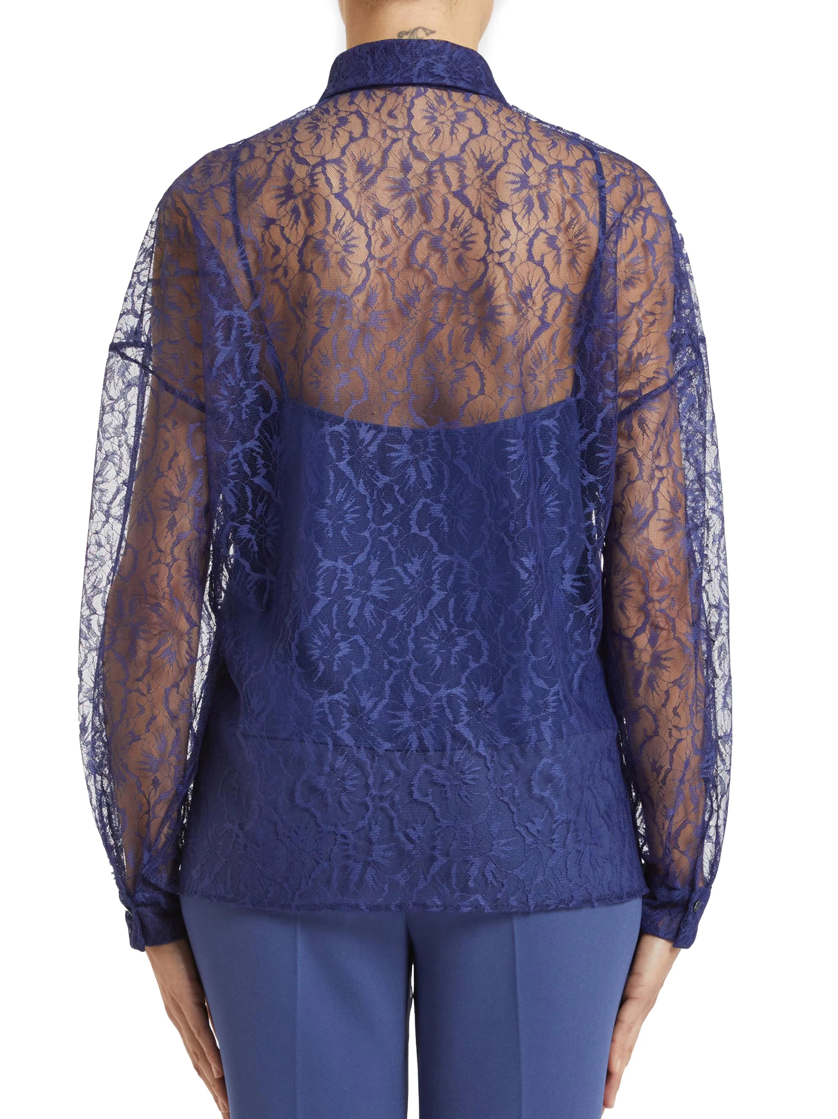 Camicia Luisa blu - Preludio Moda