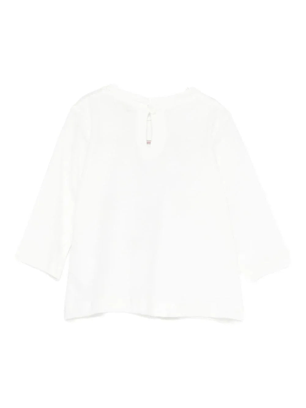 T-shirt panna con stampa Minnie - Preludio Moda