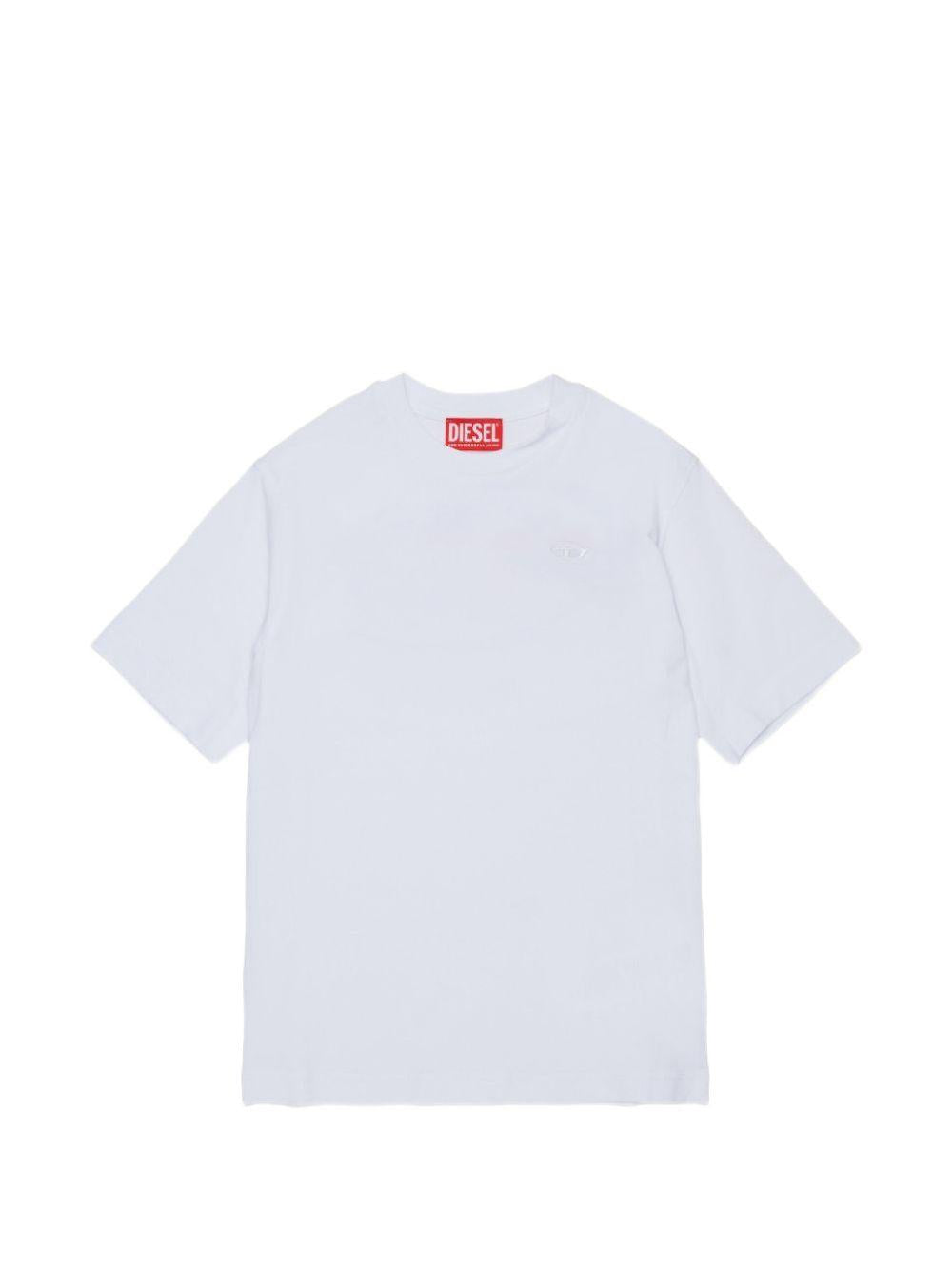 T-shirt Bianco J02968KYA1Y K100 DIESEL KIDS