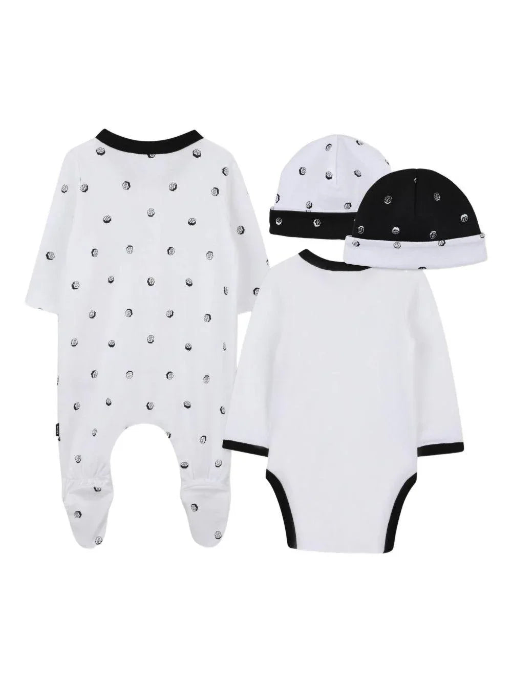Tutina a Pois BOSS Kidswear con Cappelli Set 4 Pezzi - Preludio Moda