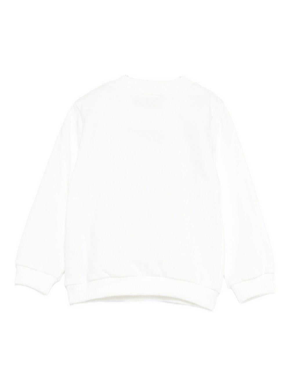 Felpa nuvola con motivo Teddy Bear MPF060CA14 10063 MOSCHINO KIDS