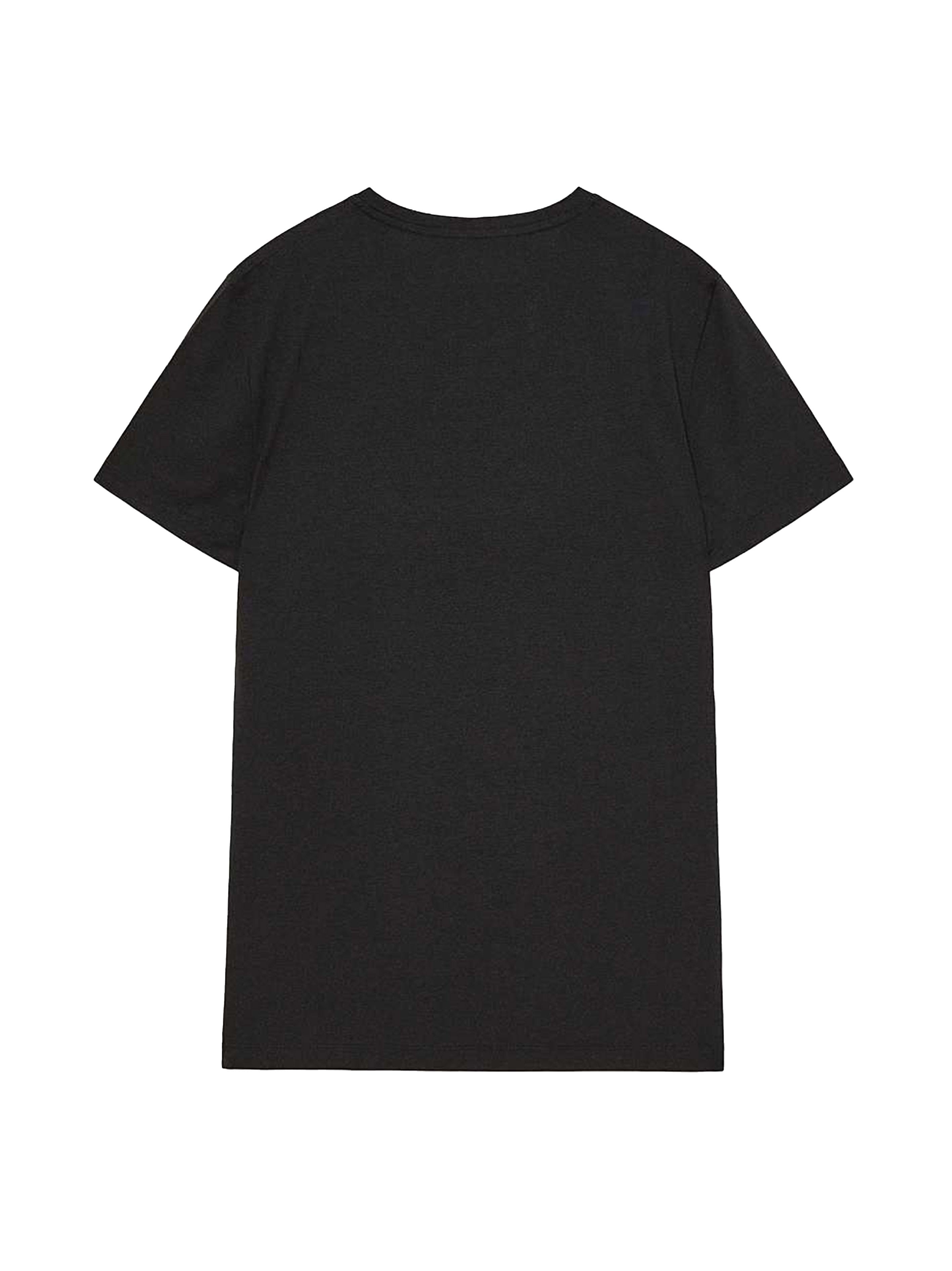 T-shirt basic mini etichetta fly nera