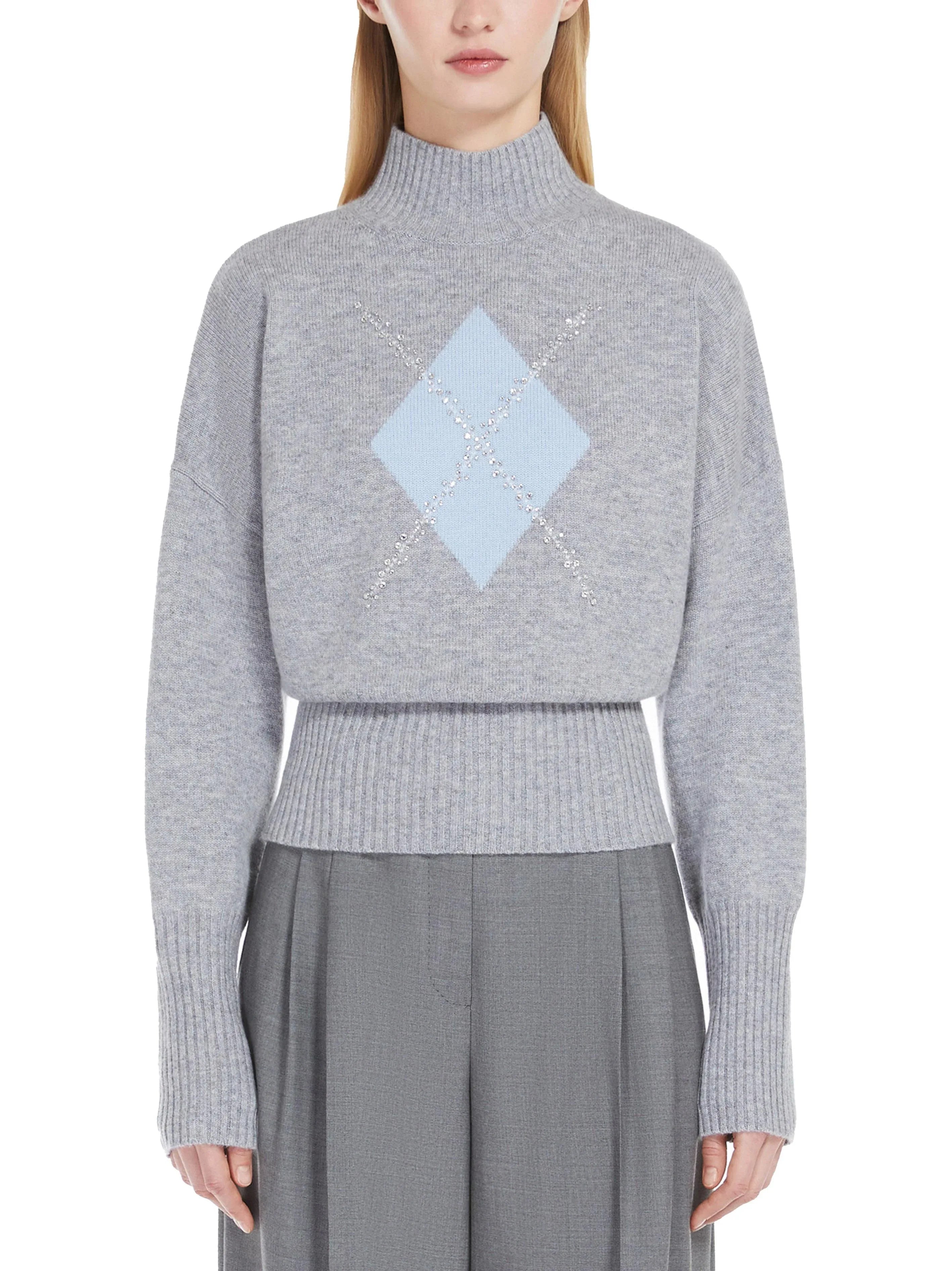 Maglione Nuccia grigio chiaro - Preludio Moda