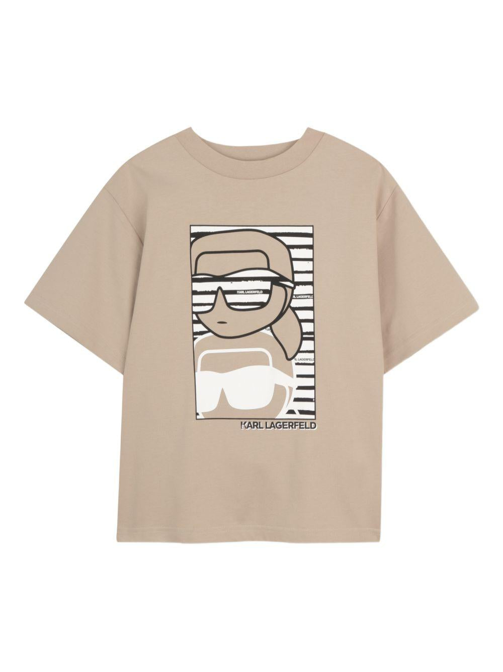 T-shirt con stampa grafica Z31091 211 KARL LAGERFELD KIDS