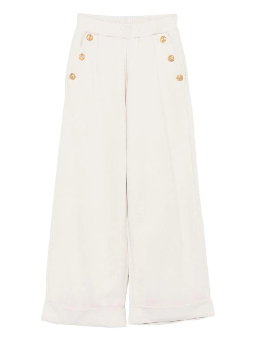 Pantaloni Bambina con Bottoni Oro - Preludio Moda