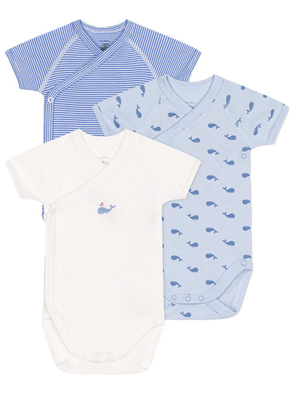 Set blu fantasia neonato (3pz) A0CCZ 00 PETIT BATEAU KIDS
