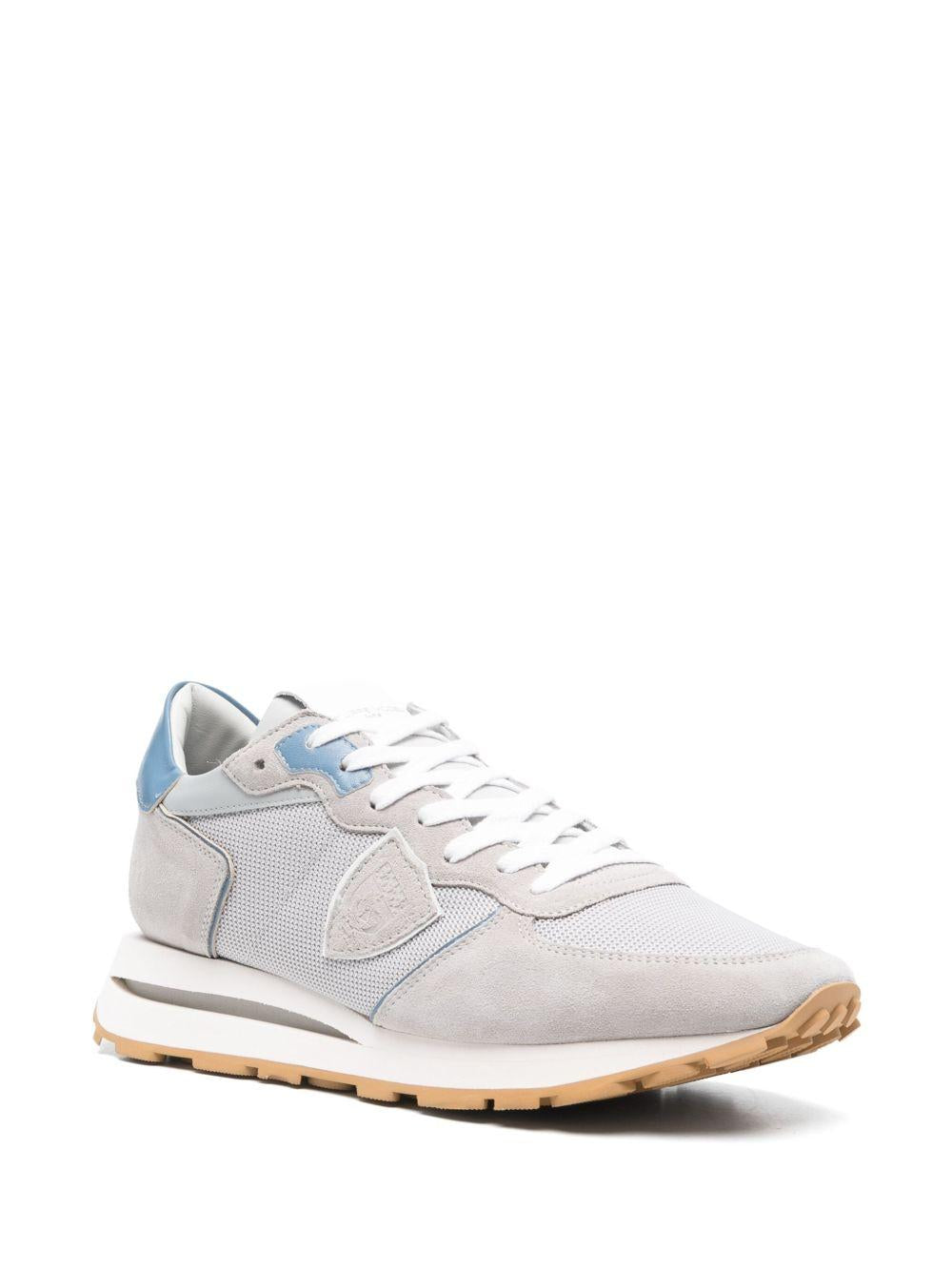 Sneakers tropez grigio/celeste